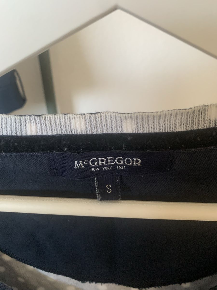Jacken: McGregor Strickjacke Dunkelblau mit Pünktchen, Gr. S – Gebraucht aus Basel von ari_xy65 1