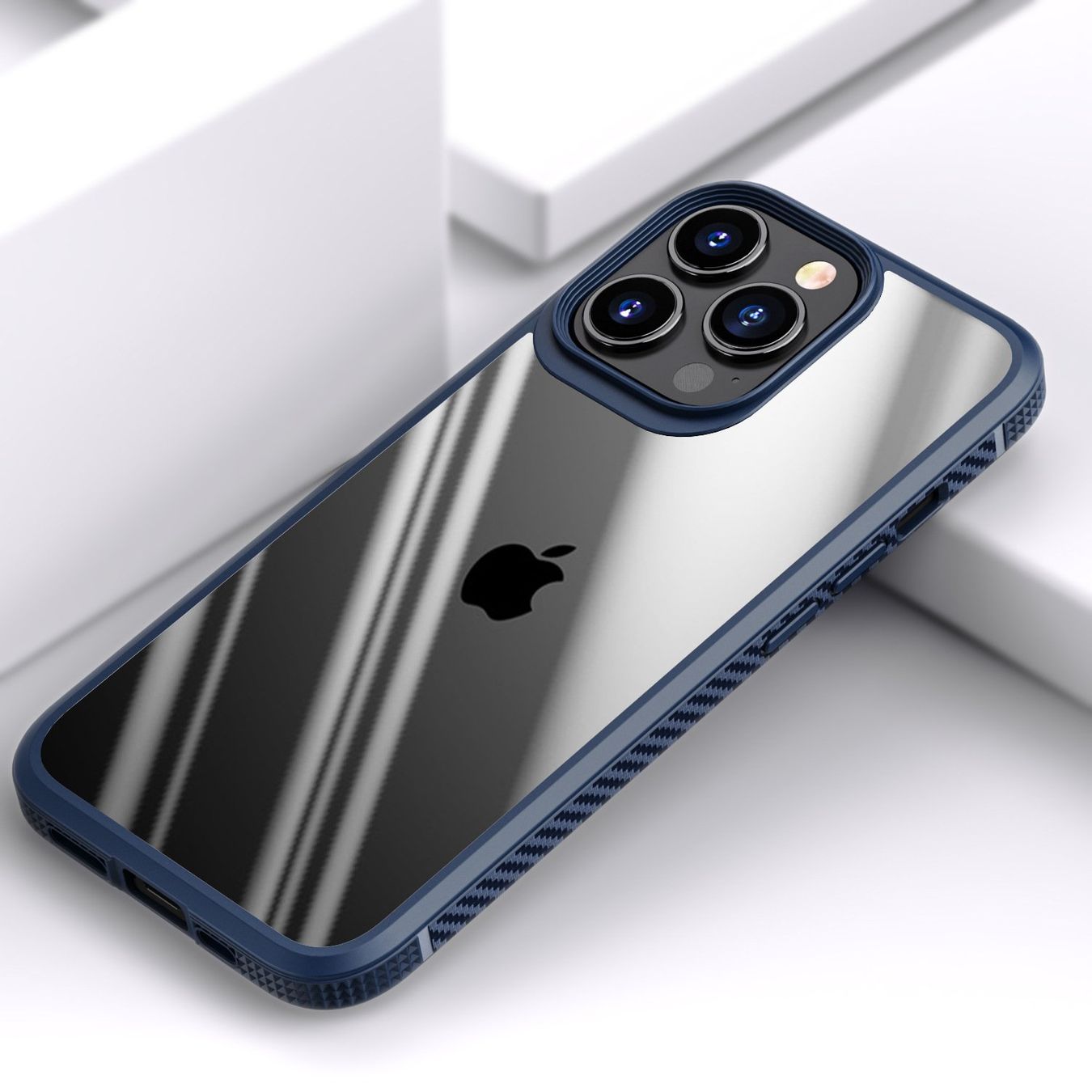 Coques & Protection écran: iPhone 14 Pro- Coque stylé IPAKY antichoc antiglissarde BLEU – Neuf avec emballage d'origine à Morges par DigiAC 2