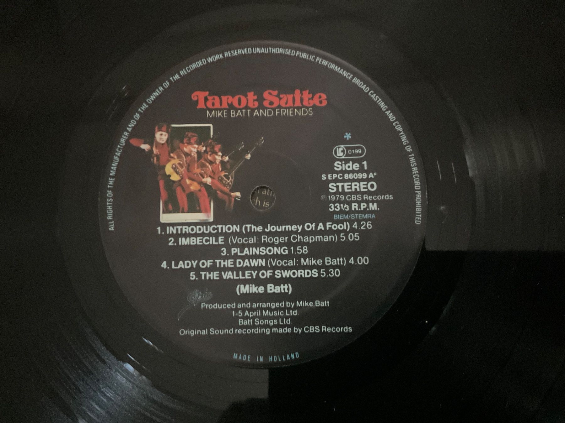 Vinyles: Mike Batt Tarot LP – D'occasion à Delémont par vinylfreak01 3