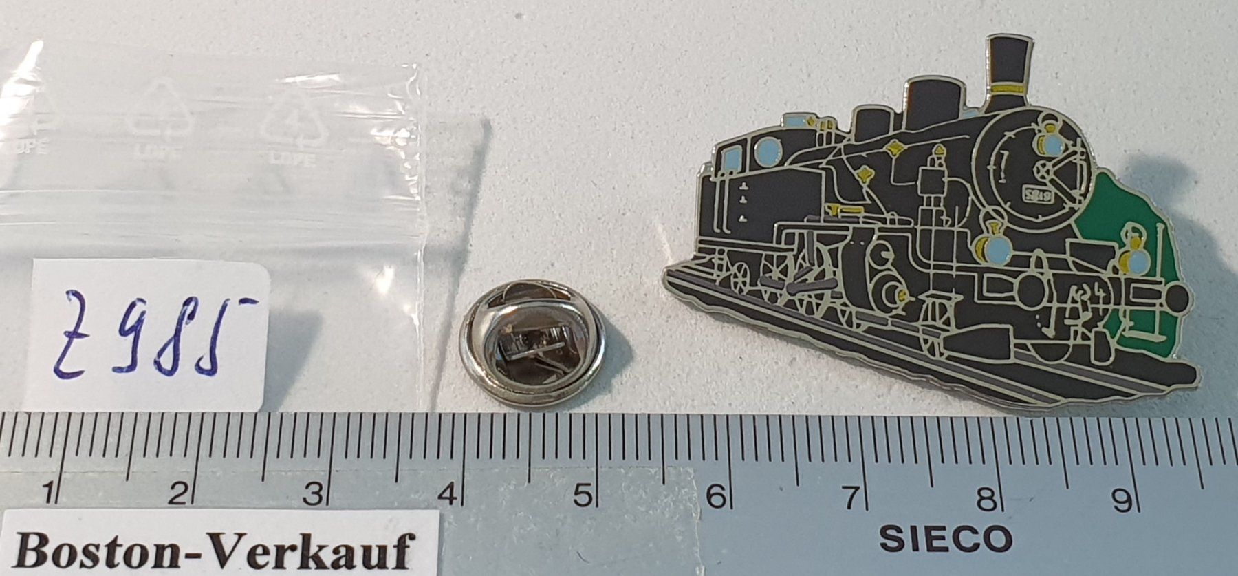 Placchette & Badge: Z985 - Pin Dampflokomotive – Usato da Reinach BL venduto da Boston-Verkauf 1