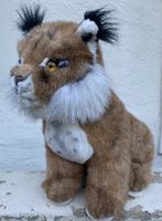 Magnifique grande peluche réelle LYNX vintage env. 40cm