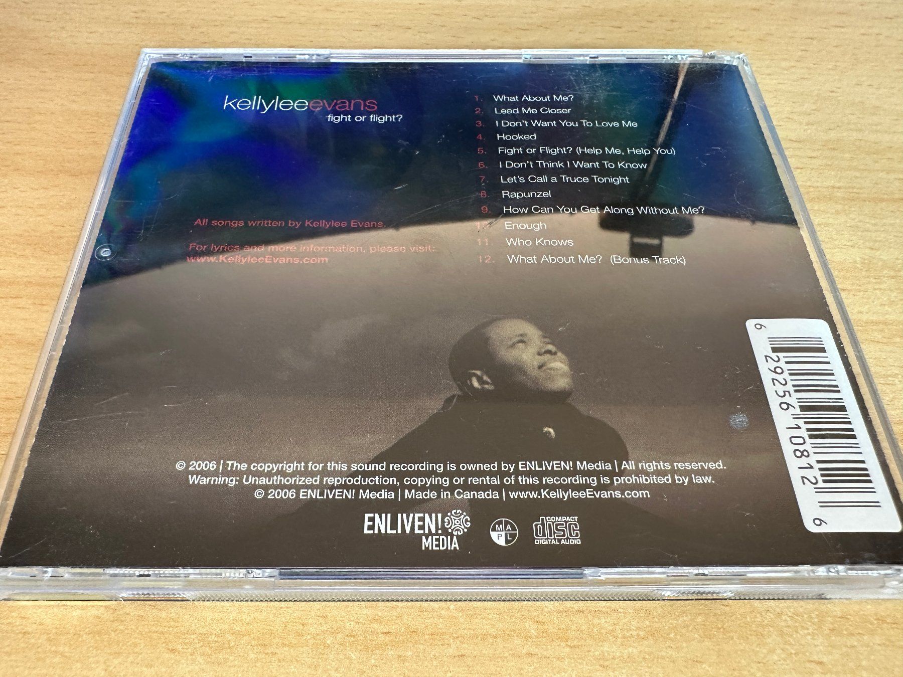 CD: Kellylee Evans – Fight Or Flight? – Usato da Rikon im Tösstal venduto da Alpenmutz 1