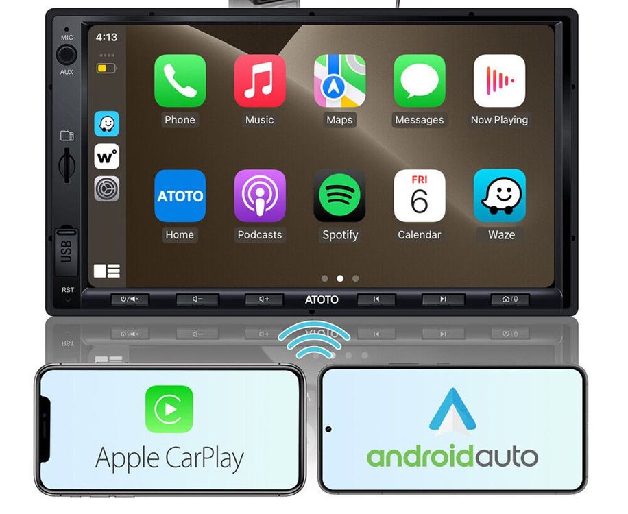 ATOTO F7 SE, Doppel-DIn, Carplay + Android Auto