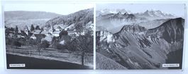 VINTAGE AUFNAHMEN ROMAINMÔTIER VUE DU MOLÉSON VD.-FR.