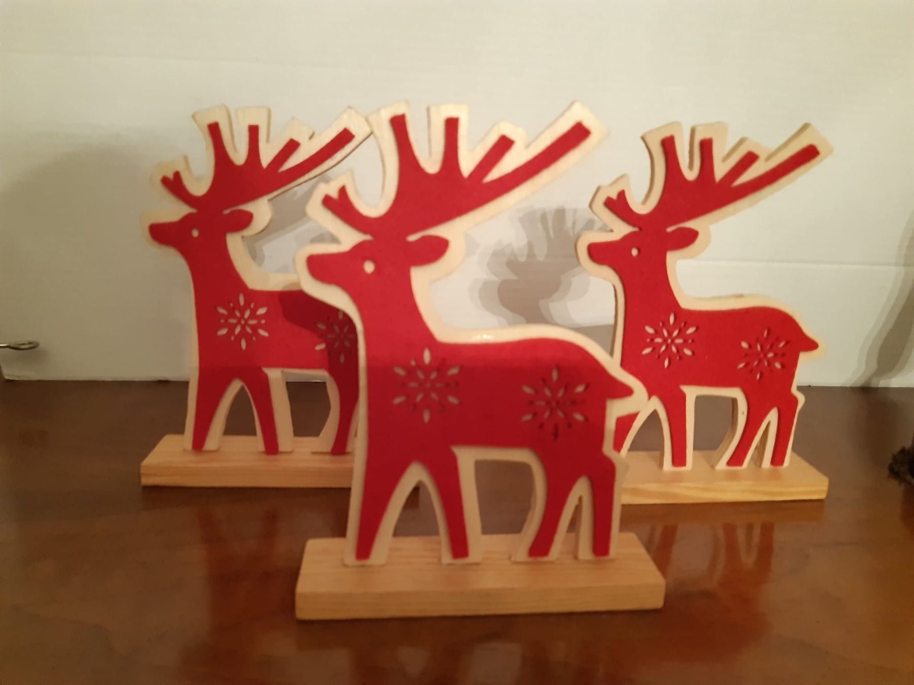 Tutte le decorazioni: 3 Elche Weihnachtsdekoration – Nuovo (secondo la descrizione) da Luzern venduto da Sontru