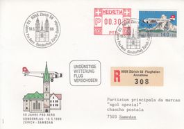 5 Jubiläumsflüge 50 Jahre Stiftung Pro Aero, Sonderumschlag
