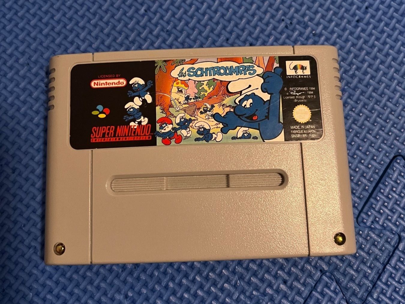 Nintendo Giochi: Les Schtroumpfs Super Nintendo – Usato da Gossau SG venduto da schlitzerdemon