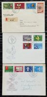 Schweiz 1954–1960 – 3 Werbepost-Belege mit Sondermarken