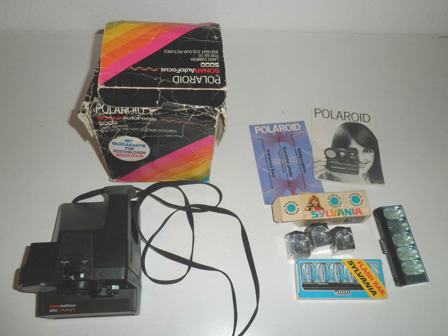 Polaroid Fotocamera: Polaroid Pronto Land Camera 5000. SonarAutoFocus. – Usato da Cadenazzo venduto da Mikeshop 1