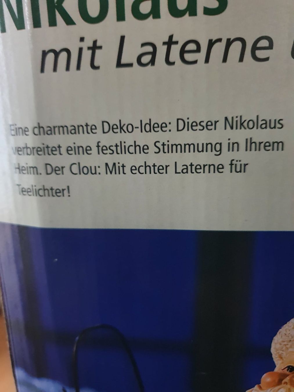 Alle Dekorationen: Nikolaus mit Schlitten und Laterne - Deko - 36 cm – Gebraucht aus Auw von beretta1966 4