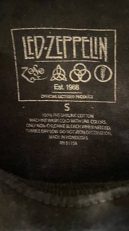 T-shirt: Tee Shirt Collector Led Zepplin – Usato da Genève venduto da Jakblakjak 4