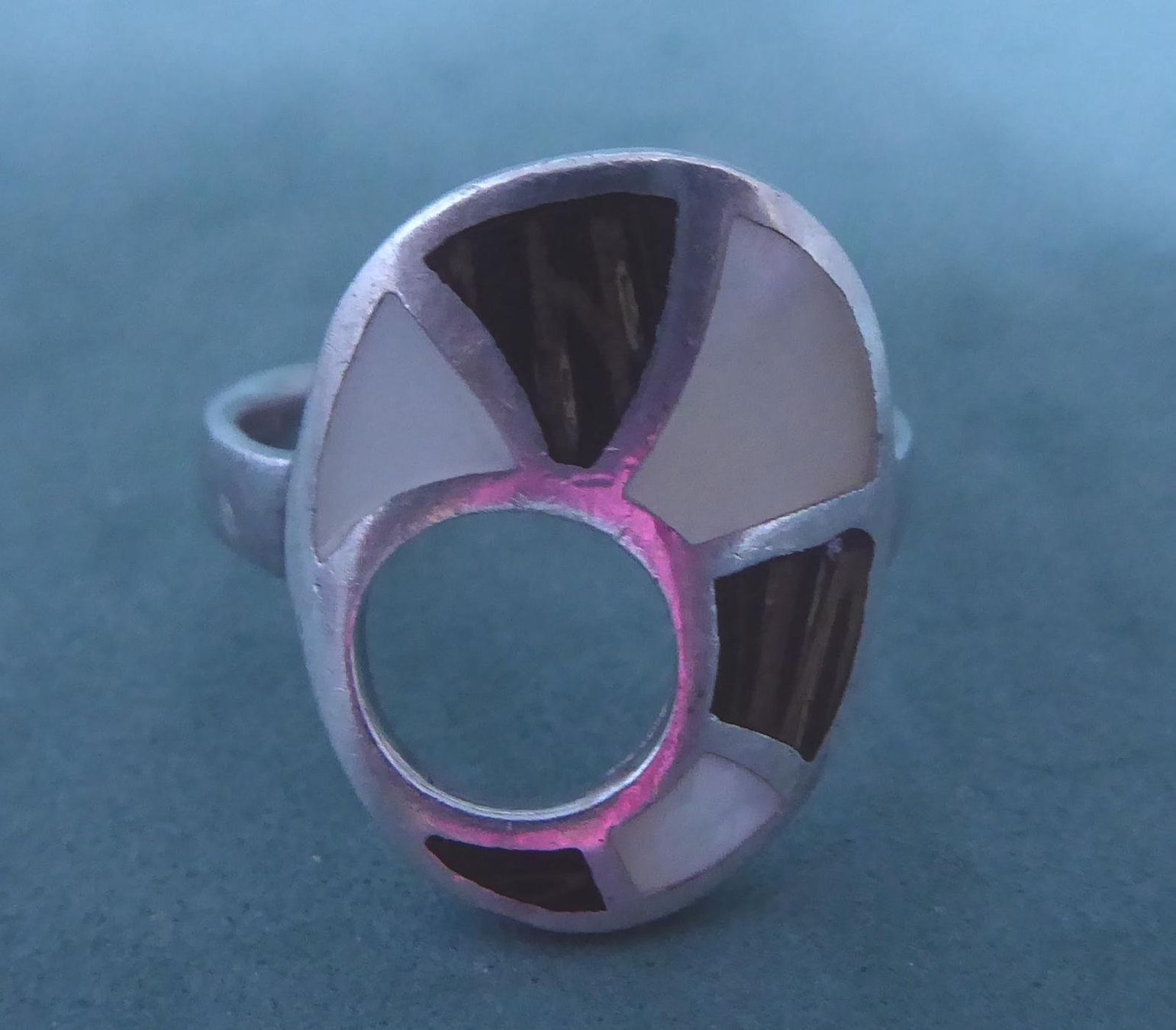 Anelli: Ring 925 Silber mit Perlmutter – Usato da Muri AG venduto da silvermouse007 1