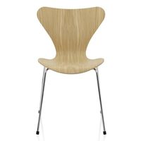 6 Fritz Hansen - Serie 7 Eiche Natur Stühle