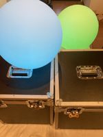 2x Case für Discokugeln 40cm mit zwei Leuchtkugeln