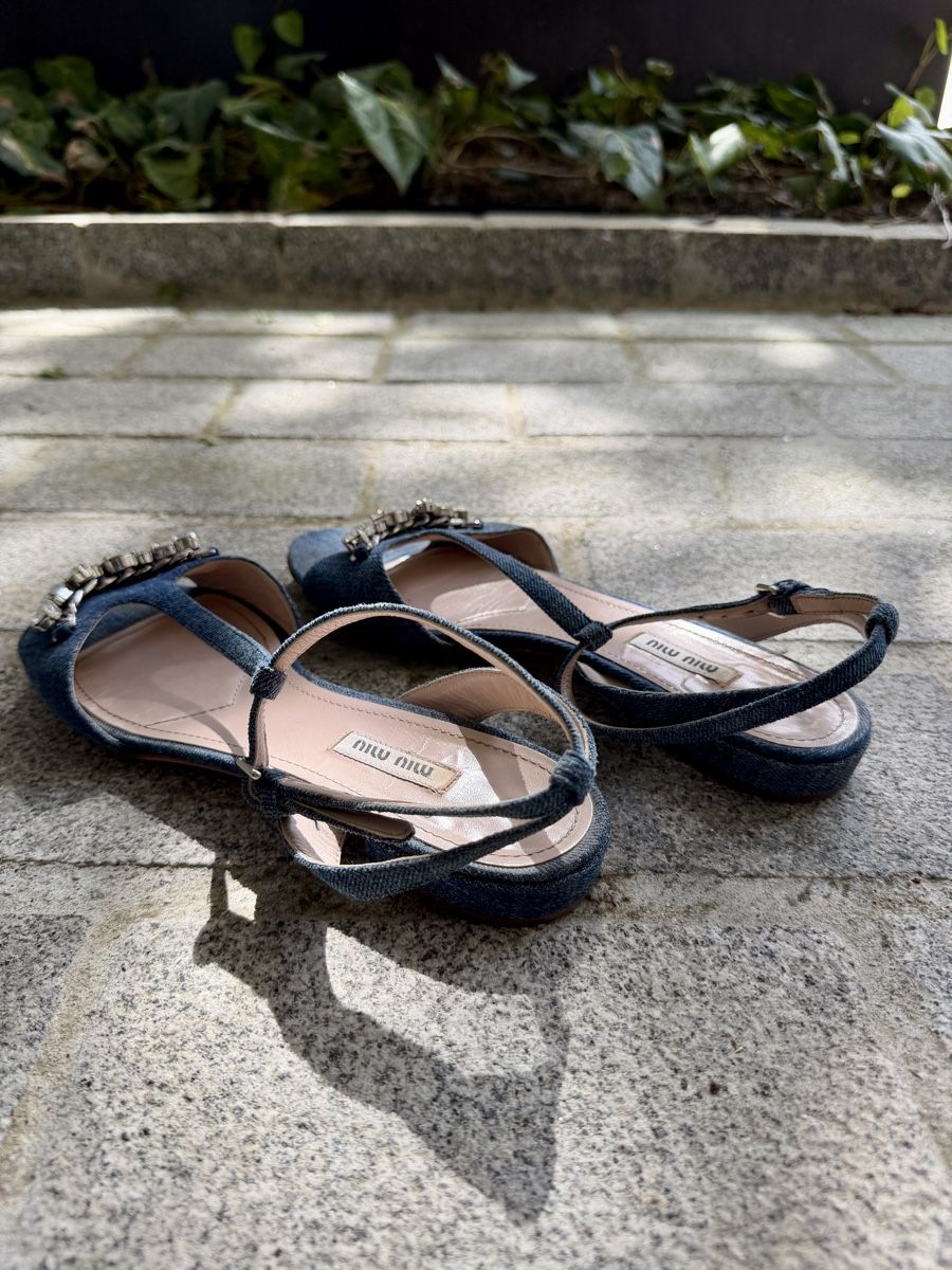 Miu Miu Scarpe da donna: Miu Miu Jeans-Sandalen, Grösse 40  – Usato da Herrliberg venduto da jan_lp69 1