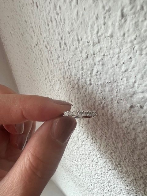 Ringe: PT950 mit 7 Diamanten. Gr 51 – Neu (gemäss Beschreibung) aus Neerach von romiping 6