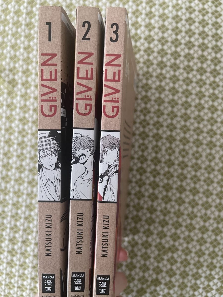 Fumetti: Given Manga Band 1-3 – Nuovo (secondo la descrizione) da Basel venduto da mar_8vqn