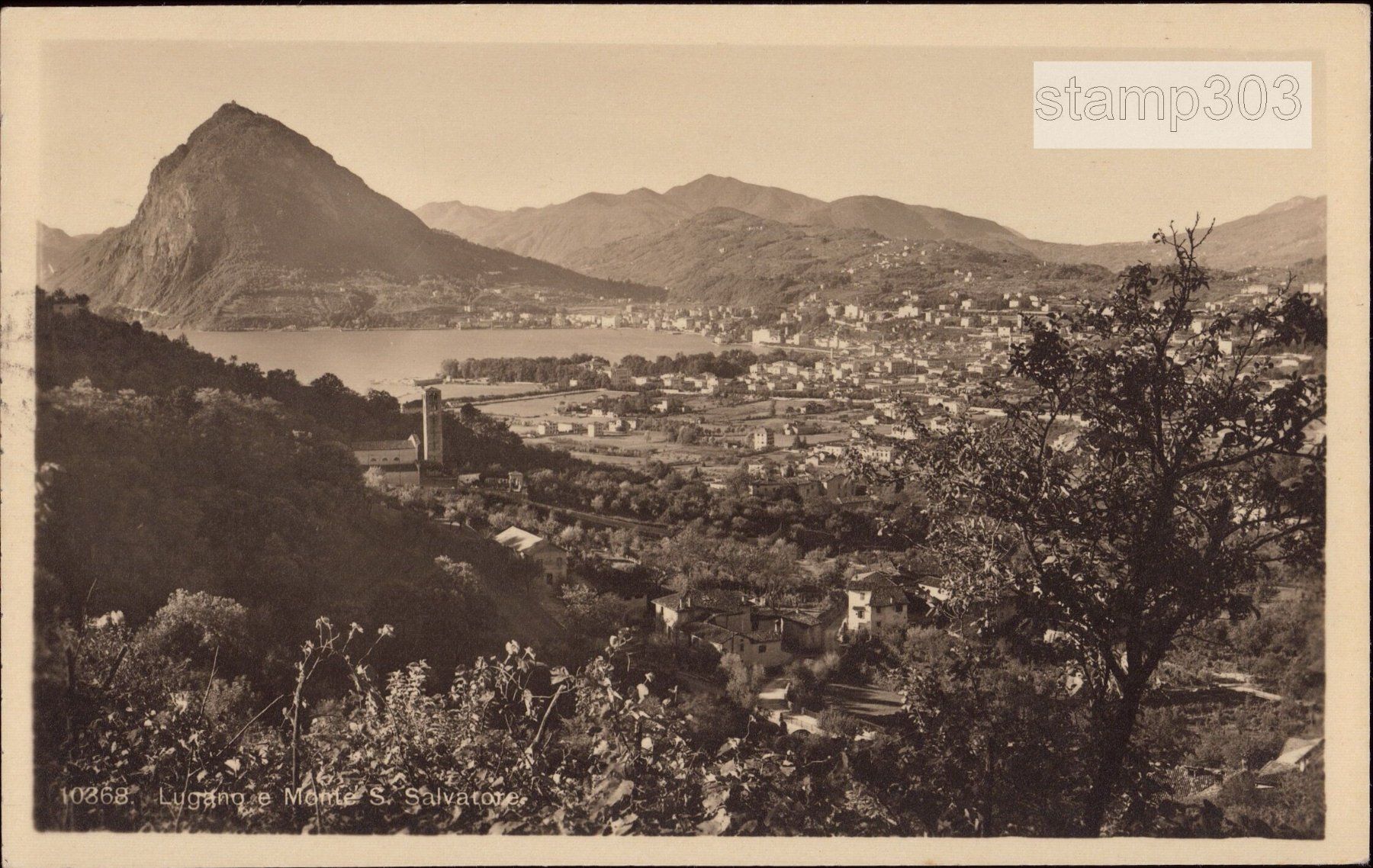 Cartoline postali: AK Lugano e Monte S. Salvatore – Usato da Eggersriet venduto da glasshouse3egg