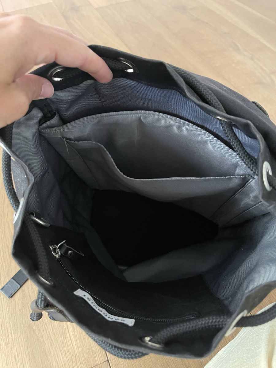 Sandqvist Zaini: Sandqvist Rucksack schwarz Stoff -gebraucht – Usato da Dornach venduto da cmuenger 3