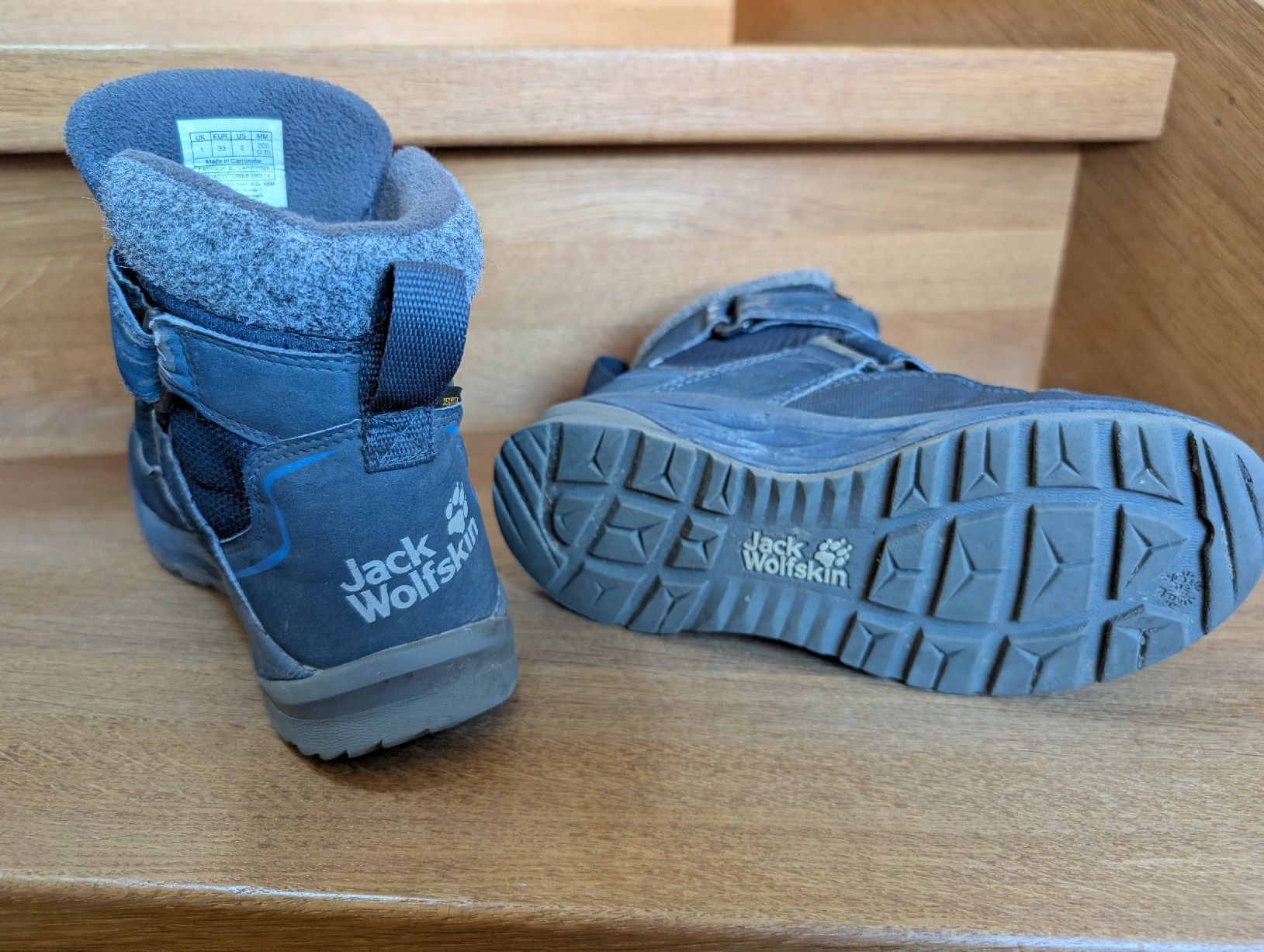 Jack Wolfskin Scarpe per ragazzi: Winterschuhe Jack Wolfskin, Gr. 33 – Usato da Winterthur venduto da voan 1