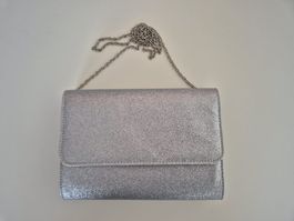 Clutch Abendtasche Anna Field (Silber, Metalkette)