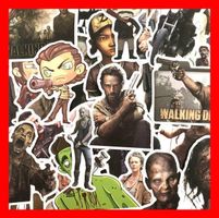 Walking Dead Zombie DVD Wald Aufkleber 50 tlg Stickerset