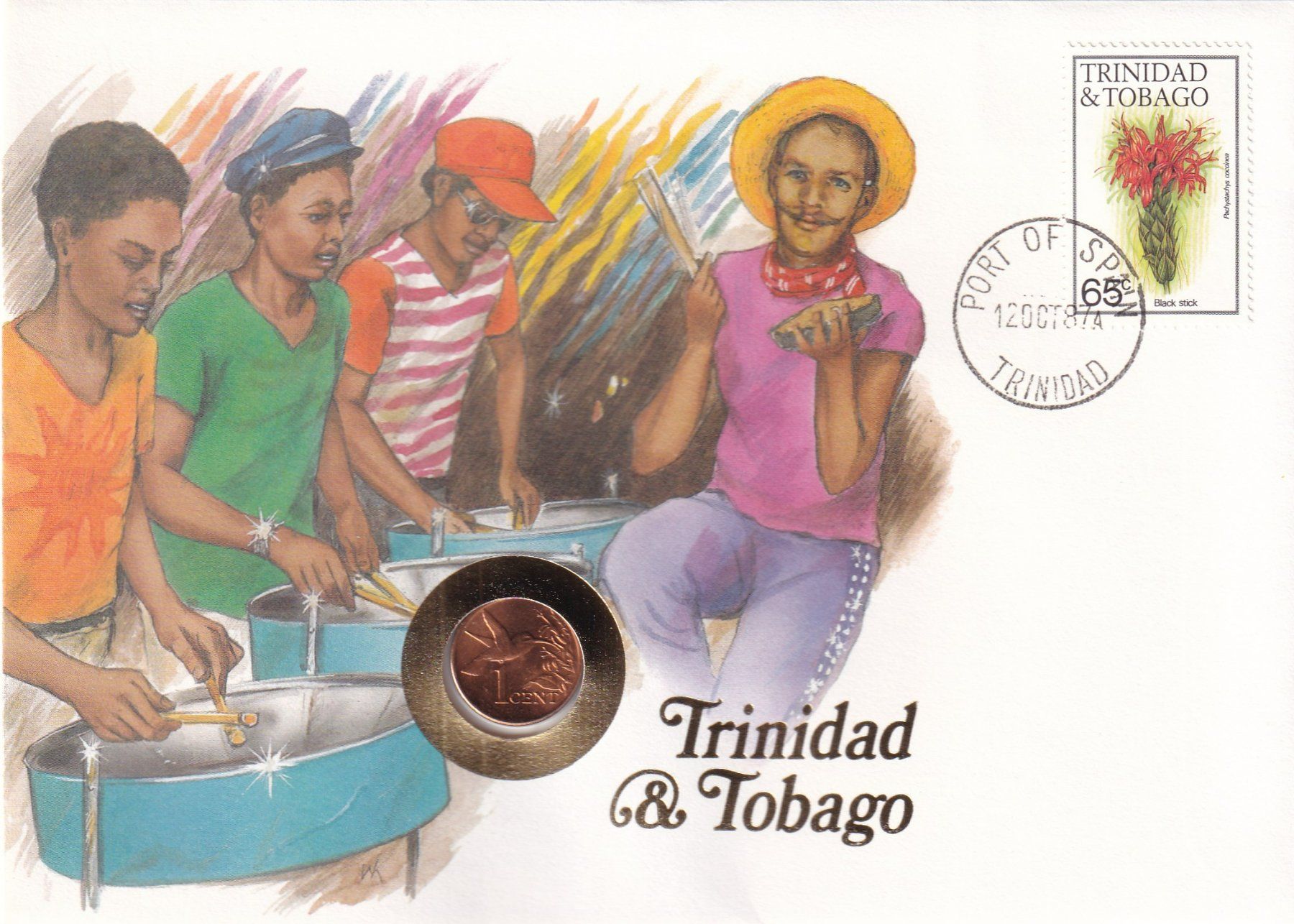 Tutti le monete: Münzbrief    Trinidad & Tobago – Usato da Neuchâtel venduto da karlpierrino