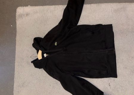 Lacoste Sport Kapuzenjacke schwarz Grösse M FR 4