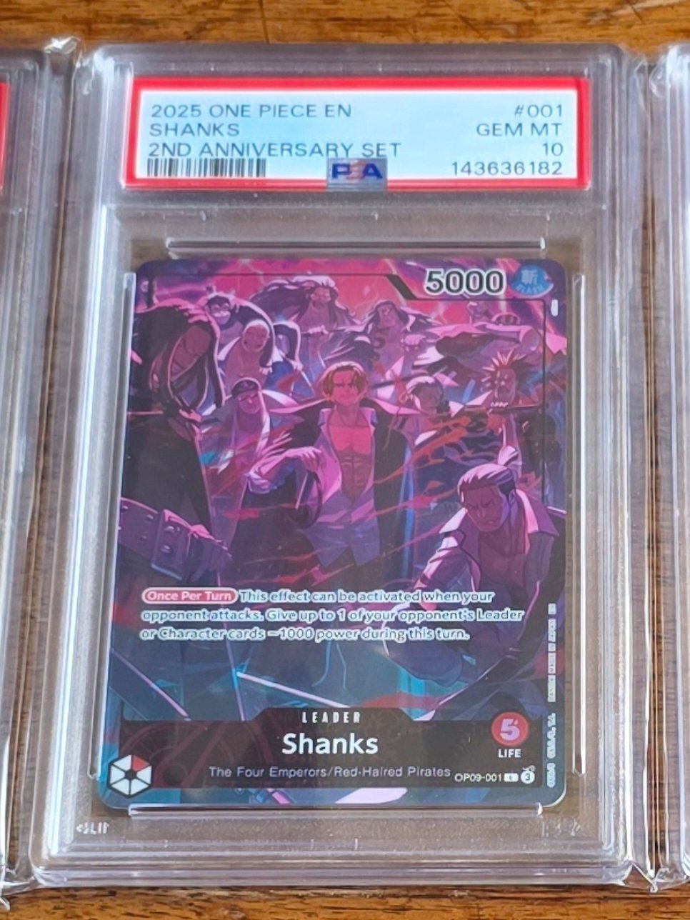 Bandai Carte collezionabili: One Piece - 2nd Anniversary Set English PSA 10 Sequential – Nuovo (secondo la descrizione) da Bern venduto da HotOden 2