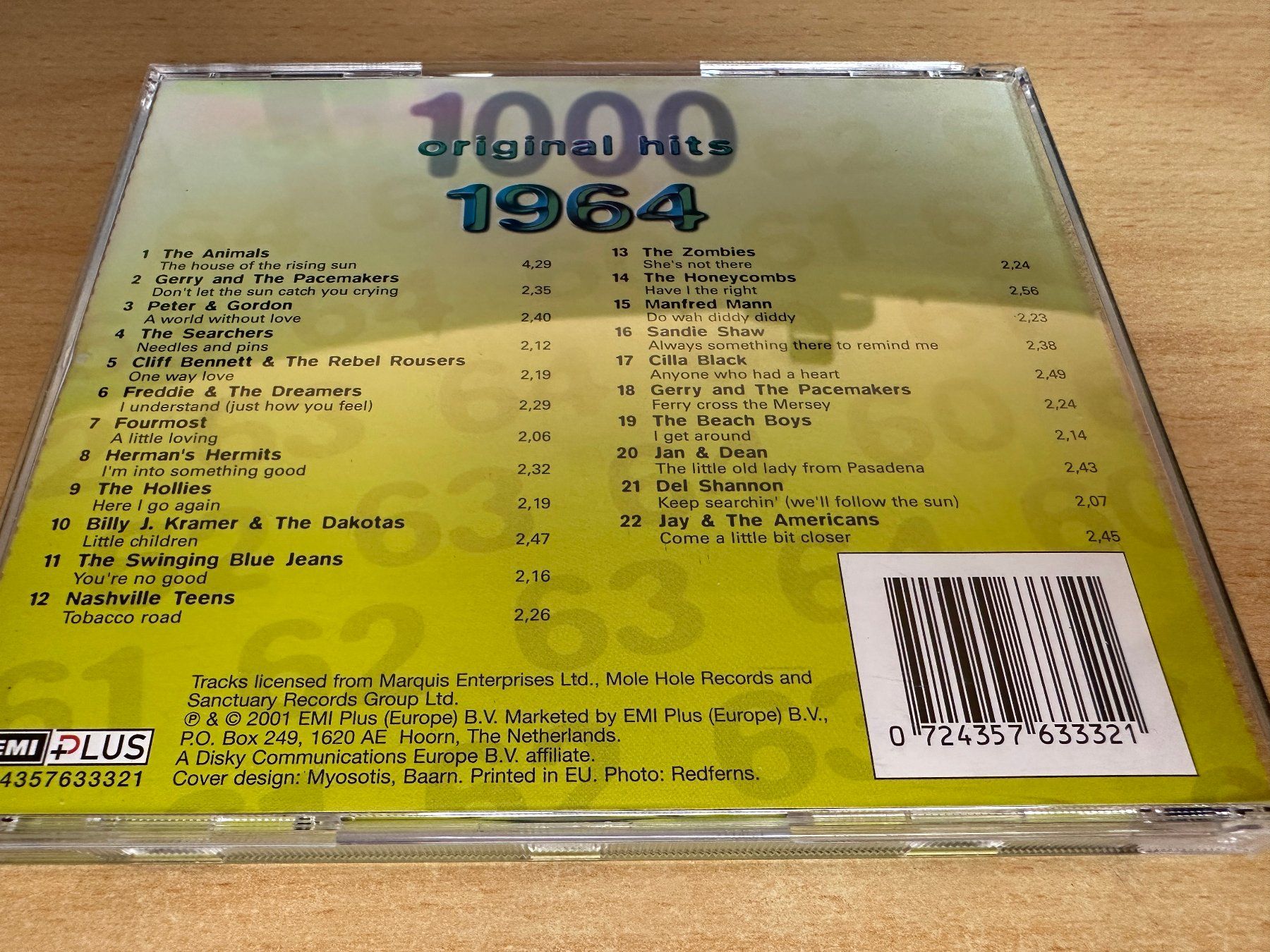 CDs: Various – 1000 Original Hits 60's - 1964 – Gebraucht aus Rikon im Tösstal von Alpenmutz 1