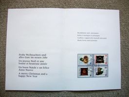 FDC Weihnachtskarte 1997 Musikdosen- Automaten