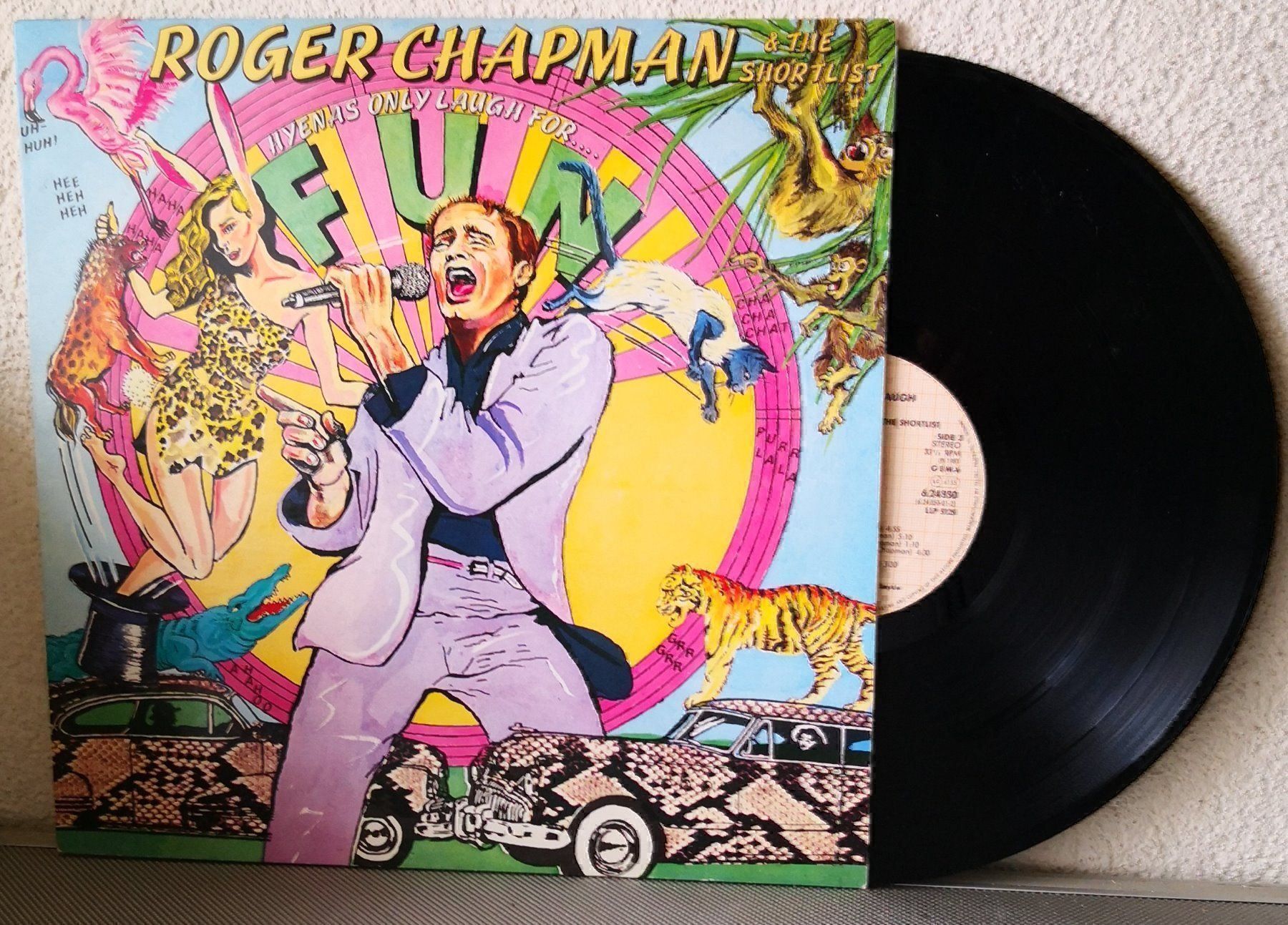 Schallplatten: ROGER CHAPMAN, HYENAS ONLY LAUGH FOR FUN – Gebraucht aus Greifensee von scharmant