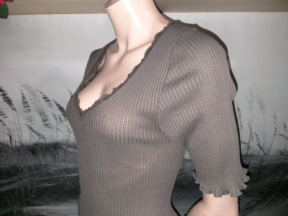 Nile Top: Pull NILE    soie/seide + coton/baumwolle   Taille/Grosse XL – Usato da Cossonay-ville venduto da Super-Price-Quality 3