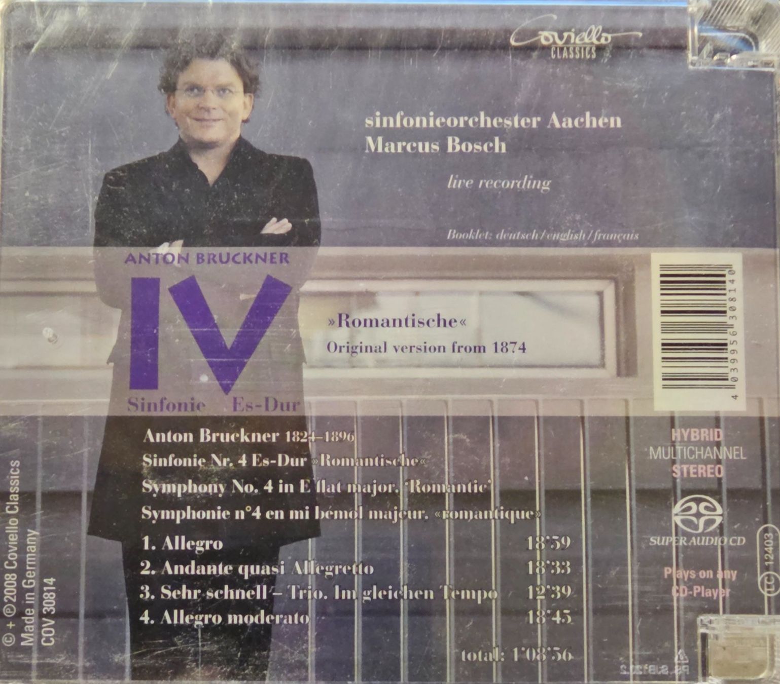 CDs: Anton Bruckner - IV Sinfonie Es-Dur – Neu und originalverpackt aus Wahlen b. Laufen von Cg10 1