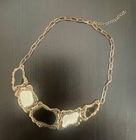 Statement Kette Halskette aus Metall ✨🤍🖤🤍✨