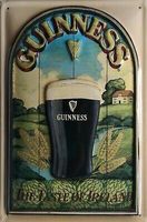 Blechschild 3D-GUINNESS-THE TASTE OF IRLAND