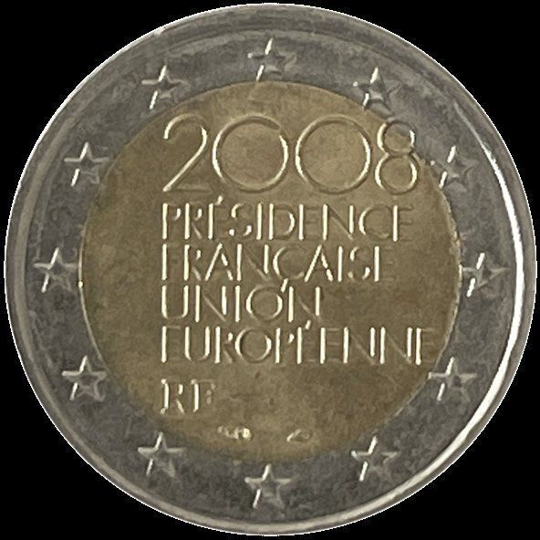 Alle Münzen: 2 € commémorative France 2008 – Gebraucht aus Martigny von Numis-World