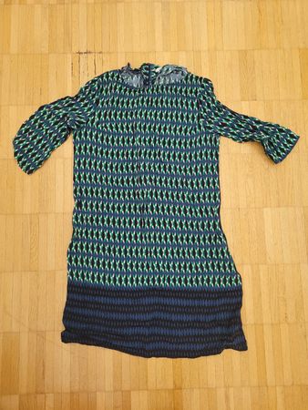 80. Robe Promod imprimé bleu vert taille 38