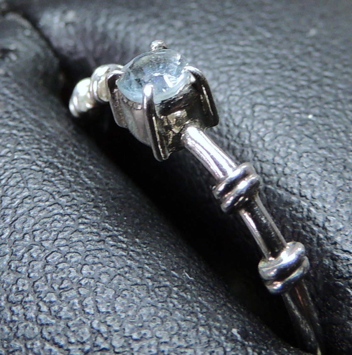 Anelli: Aquamarin Silber 925 Fingerring – Usato da Waldenburg venduto da schaller707 2