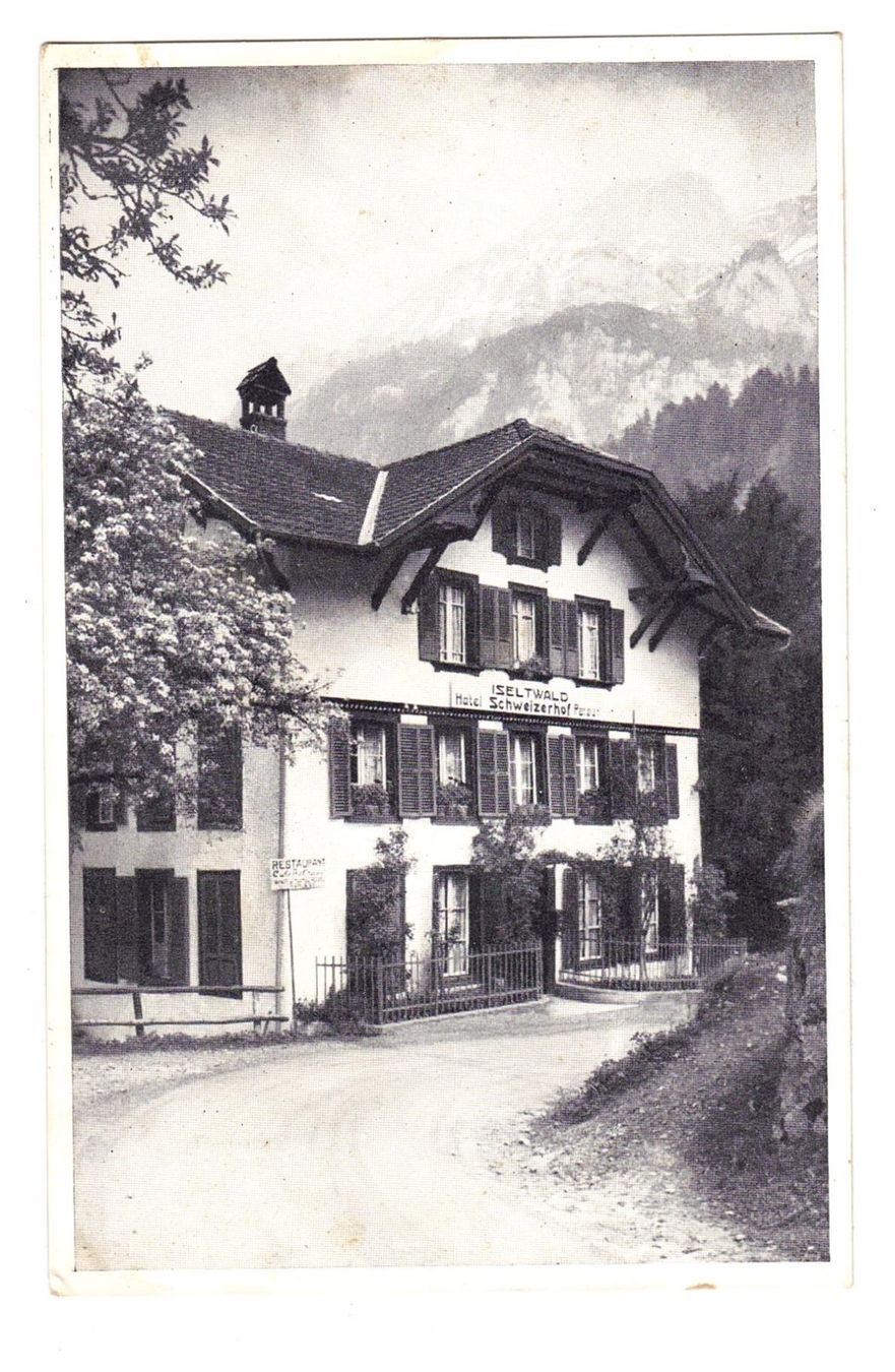 Cartoline postali: Alte Ansichtskarte Hotel Isetwald Schweiz – Usato da Büetigen venduto da philat