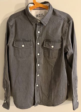 Graues Jeanshemd von Blue Ridge, Gr. 134/140, Top Zustand