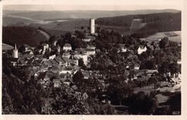 Gruss aus LOBENSTEIN - Moorbad, alte Karte 1955