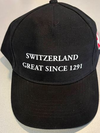 Cap "SWITZERLAND GREAT SINCE 1291", one size, 100% BW