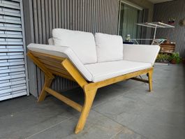 Gartenbank aus Holz