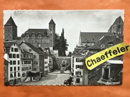 Alte Ansichtskarte Rapperswil mit Stempel 1943