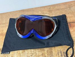 Skibrille Uvex Hurricane Optic blau sehr gute Zustand