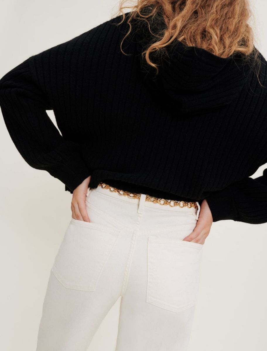Maje Jeans: Maje - Wide Leg Jeans - Ecru – Nuovo (secondo la descrizione) da Bern venduto da zoe_g6g6 9