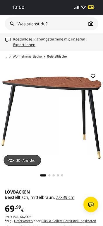 Tische: Salontisch / Beistelltisch – Neu und originalverpackt aus Bern von ilariamaria 2