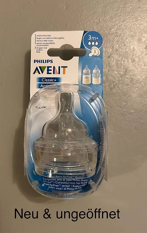 Pasti del neonato: Avent Sauger Classic Grösse 3 Neu/ Grösse 4 gratis  – Usato da Wil SG venduto da Goldi2010