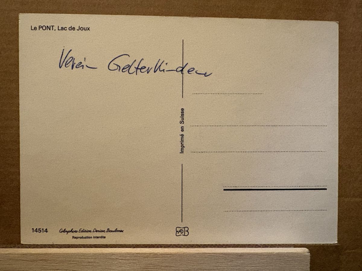 Cartoline postali: AK von Le Pont / Lac de Joux – Usato da Rümlang venduto da Kartenpost1 1